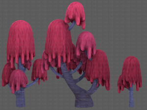 Trees Cartoon V18 3D Model