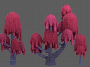 Trees Cartoon V18 3D Model