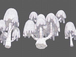 Trees Cartoon V18 3D Model