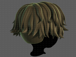 3D Hair style for boy V100 Model 3D