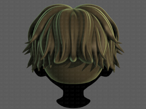 3D Hair style for boy V100 Model 3D