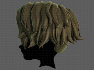 3D Hair style for boy V100 Model 3D