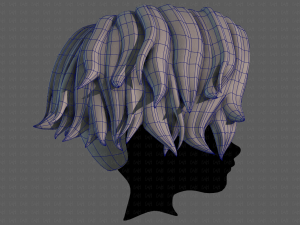 3D Hair style for boy V100 Model 3D