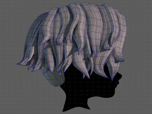 3D Hair style for boy V100 3D Model