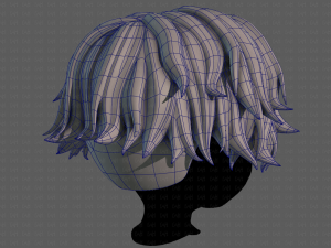 3D Hair style for boy V100 Model 3D