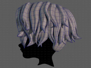 3D Hair style for boy V100 3D Model