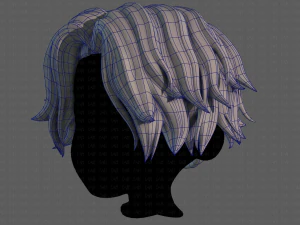 3D Hair style for boy V100 3D Model