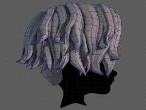 3D Hair style for boy V100 3D Model