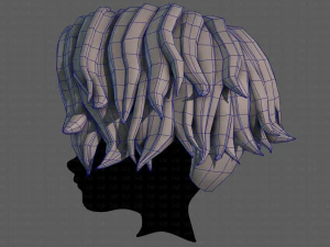 3D Hair style for boy V100 3D Model