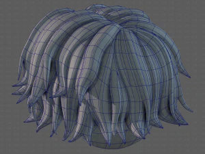 3D Hair style for boy V100 3D Model