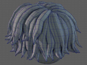 3D Hair style for boy V100 3D Model