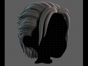 3D Hair style for boy V102 Modèle 3D
