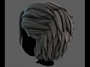 3D Hair style for boy V102 Modèle 3D