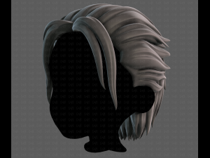 3D Hair style for boy V102 Modèle 3D