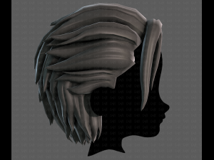 3D Hair style for boy V102 Modèle 3D