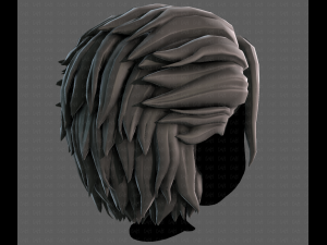 3D Hair style for boy V102 Modèle 3D