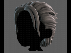 3D Hair style for boy V102 Modèle 3D