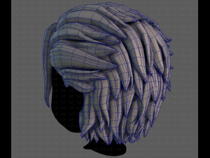 3D Hair style for boy V102 Modèle 3D