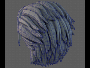 3D Hair style for boy V102 Modèle 3D