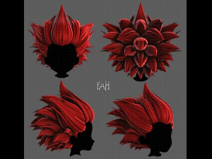 3D прическа для мальчика V103 3D Модель