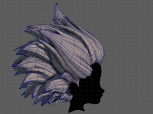 3D Hair style for boy V103 Model 3D