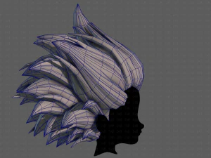 3D Hair style for boy V103 3D Model