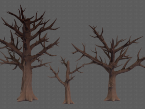 Trees Cartoon V22 3D 모델