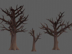 Trees Cartoon V22 3D Model
