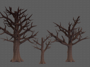 Trees Cartoon V22 3D 모델