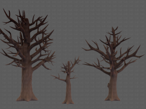 Trees Cartoon V22 3D 모델
