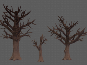 Trees Cartoon V22 3D 모델
