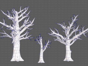 Trees Cartoon V22 3D 모델