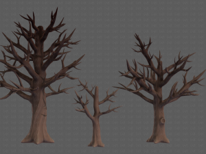 Trees Cartoon V22 3D 모델