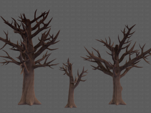 Trees Cartoon V22 3D 모델