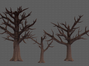 Trees Cartoon V22 3D 모델