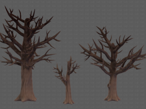 Trees Cartoon V22 3D 모델