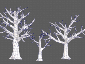 Trees Cartoon V22 3D 모델