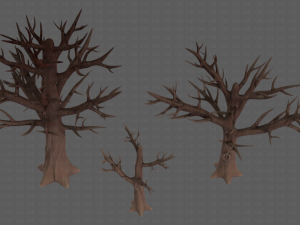 Trees Cartoon V22 3D 모델