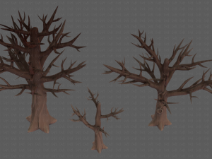Trees Cartoon V22 3D 모델