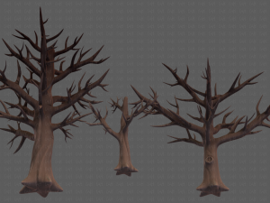 Trees Cartoon V22 3D 모델