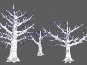 Trees Cartoon V22 3D 모델