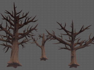 Trees Cartoon V22 3D 모델