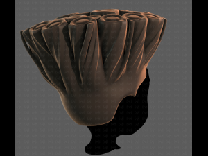 3D Hair style for boy V104 3D Model