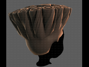 3D Hair style for boy V104 3D Model