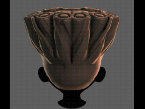 3D Hair style for boy V104 3D Model