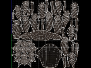 3D Hair style for boy V104 3D Model