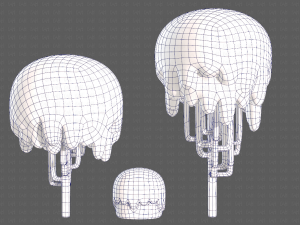 Trees Cartoon V23 3D Модель