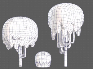 Trees Cartoon V23 3D Model