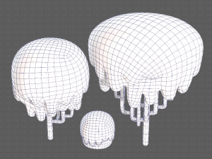 Trees Cartoon V23 3D Модель
