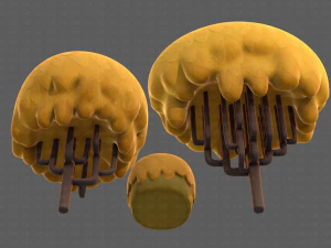 Trees Cartoon V23 3D Model
